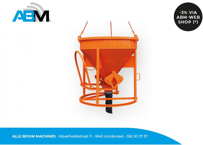 Betonstortkubel/betonsilo 1016 met inhoud 500 liter van Eichinger bij Alle Bouw Machines (ABM).