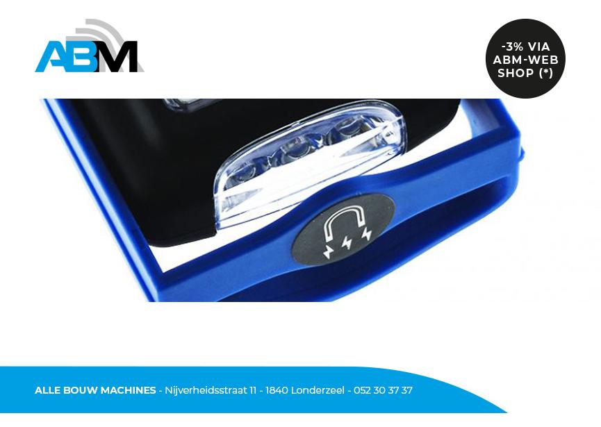 Magnetische voet van de zaklamp Duo LED van Lumx bij Alle Bouw Machines (ABM).