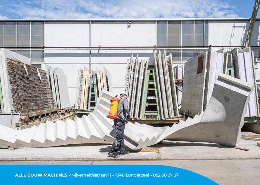 Stalen druksproeier Ferrox Plus 10 liter van Mesto bij Alle Bouw Machines (ABM) wordt gebruikt om beton te behandelen.