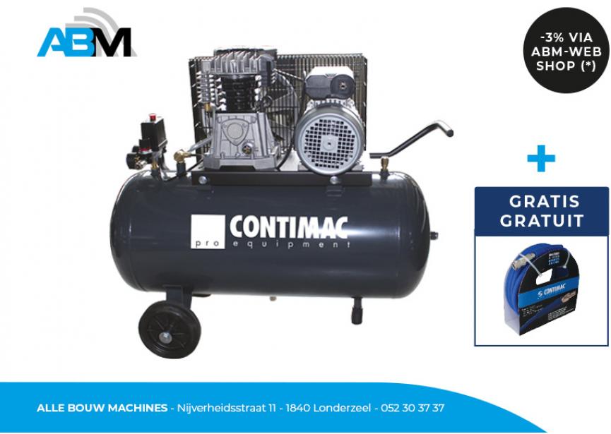 Luchtcompressor CM 454/10/50 W met gratis composiet persluchtslang 10 meter van Contimac bij Alle Bouw Machines (ABM).