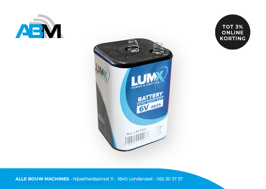 donor Kent Uitvoeren Blokbatterij 4R25 van Lumx bij ABM kopen? | ABM
